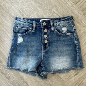 Vervet Buttonfly Jean Shorts XS